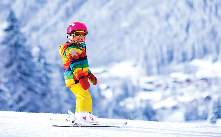 Skijim për fëmijë Dimri në skija – pjesë e gëzimit të rritjes
